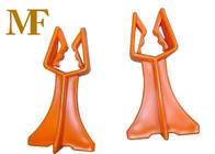 Scalatori per sedie in plastica pesanti colore arancione spessore 40 mm