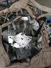 Scaffolding in acciaio Testa rotonda quadrata U Piastra di base con barra solida a tubo cavo