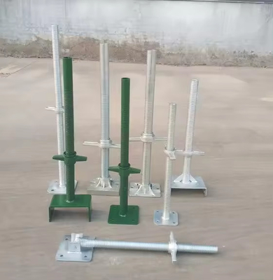 Scaffalature galvanizzate a vite regolabile con piastra di base a livellamento girevole