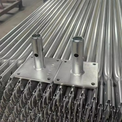 Scaffalature galvanizzate di acciaio rotondo a tubo corto