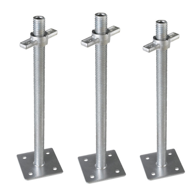 Scaffalatura galvanizzata regolabile Jack a vite Cornice Scaffalatura Jack Base