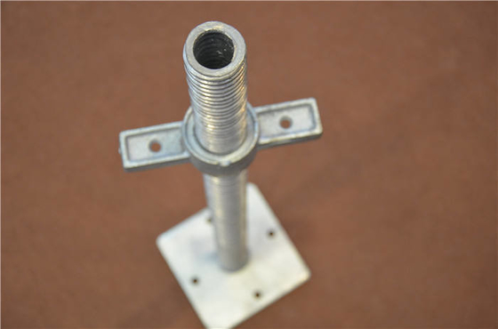 Scaffalatura galvanizzata regolabile Jack a vite Cornice Scaffalatura Jack Base