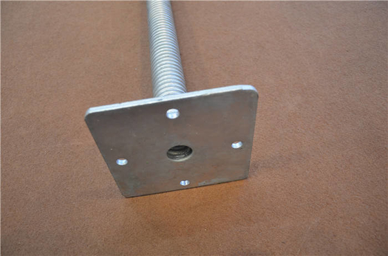 Scaffalatura galvanizzata regolabile Jack a vite Cornice Scaffalatura Jack Base