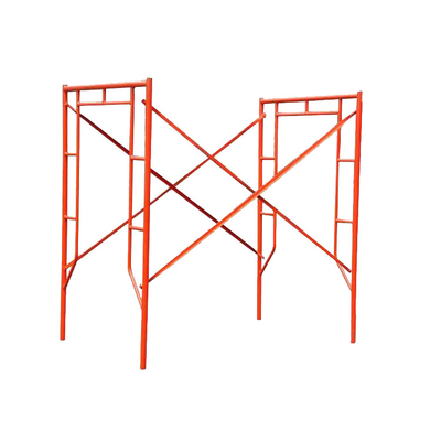 Capacità di carico di 5 tonnellate Antislip Scaffold Frame resistente alla ruggine Facile assemblaggio per cantiere