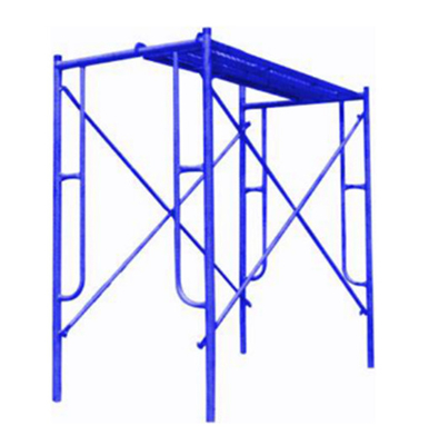 Capacità di carico di 5 tonnellate Antislip Scaffold Frame resistente alla ruggine Facile assemblaggio per cantiere