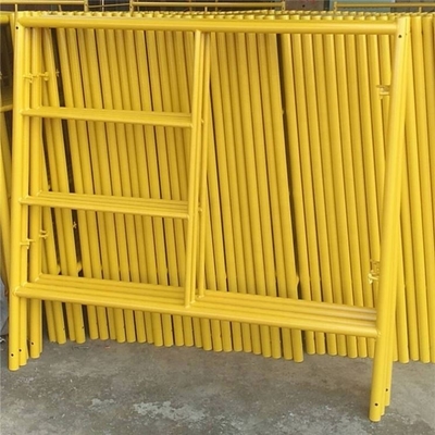 Capacità di carico di 5 tonnellate Antislip Scaffold Frame resistente alla ruggine Facile assemblaggio per cantiere