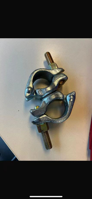 Clampo per travi girevoli con dimensioni di filo diverse e rivestimento elettroplata resistente alla corrosione