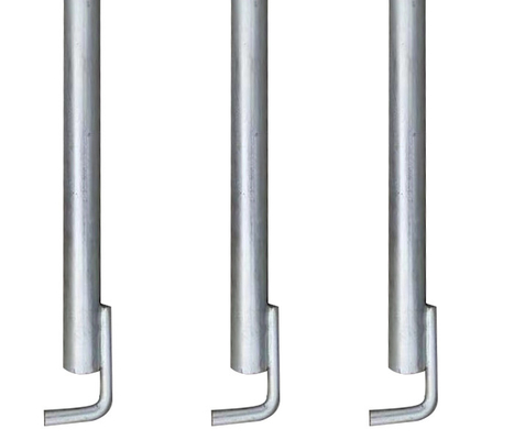 Scaffold temporaneo legami di parete tubo di ancoraggio con ganci per il sistema di scaffold Ringlock