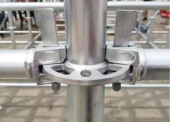 48.3mm/42mm Diametro del tubo Dischetto di bloccaggio Scaffalatura tubolare in acciaio per la costruzione di estremità