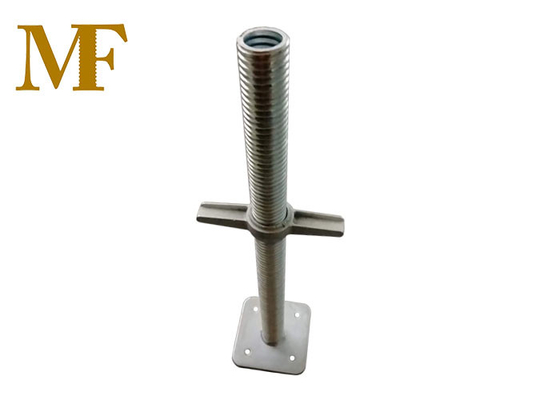 Scaffold Screw Jack Hot Dip Galvanizzato Compatibile con vari sistemi di scaffolding