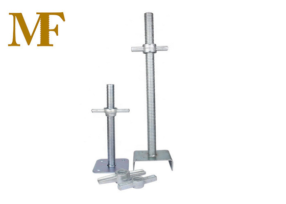 Scaffold Screw Jack Hot Dip Galvanizzato Compatibile con vari sistemi di scaffolding