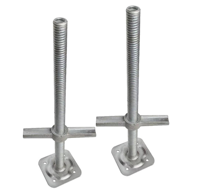 30-38 mm di diametro telaio scaffalatura Jack Base con finitura di superficie galvanizzata a caldo