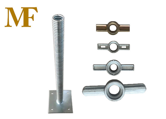 30-38 mm di diametro telaio scaffalatura Jack Base con finitura di superficie galvanizzata a caldo