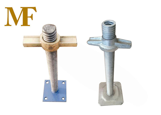 Scaffale regolabile base Jack a vite robusta e resistente alla corrosione