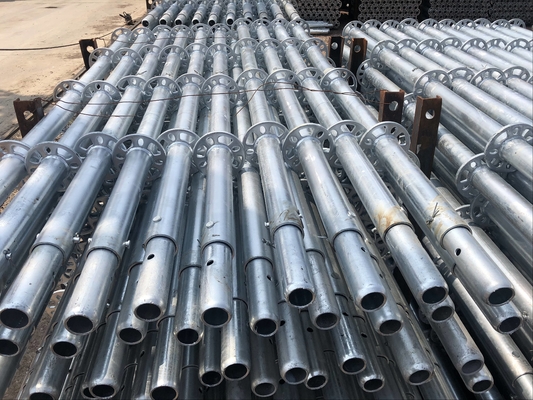 Scaffalature di costruzione HDG Acciaio Ringlock Verticale Standard 2500mm