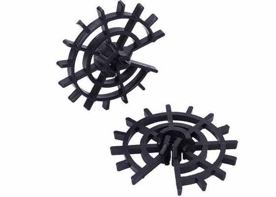6-24mm Bar Size Plastic Rebar Spacer con 15-50mm Spessore di copertura in cemento e disegno grafico