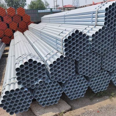Tubo in acciaio zincato a caldo GI Tubo in ferro metallico per costruzioni