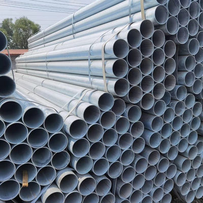 Tubo in acciaio zincato a caldo GI Tubo in ferro metallico per costruzioni