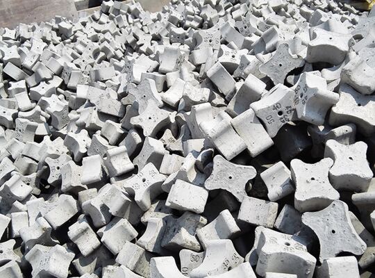 Distanziatori di cemento in cemento blocco di copertura in cemento per travi e colonne di costruzione