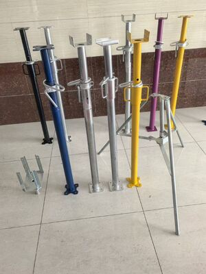 Saudi Arabia Market Adjustable Formwork Steel Scaffolding Shoring Props Fitting Prop Sleeve Puntales