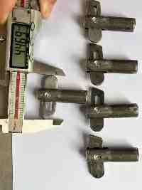 Accessori per impalcature Pin di blocco in acciaio semplice Diametro 14 mm Lunghezza 50 mm