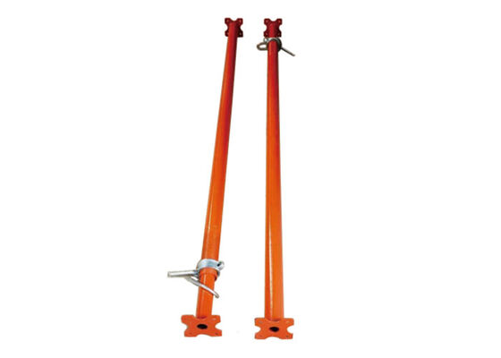 Adjustable Height Scaffolding Steel Props Durable Support Powder Coated Finish