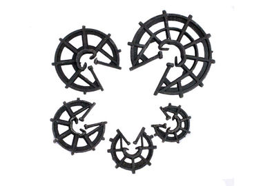 Distanziatore di plastica della ruota di alto dovere per l'imballaggio del cartone del tondo per cemento armato di rinforzo