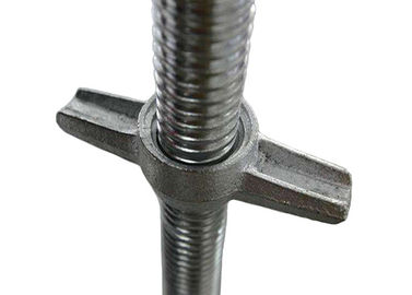 Materiale galvanizzato regolabile dell'armatura di BS1139 Jack Bases And Base Plates