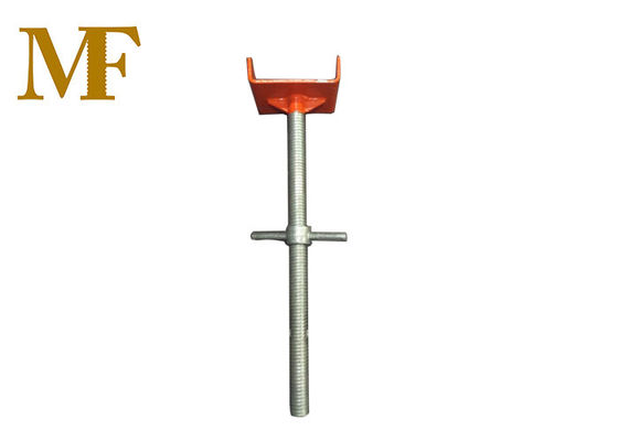 La polvere ha ricoperto la vite Jack regolabile dell'impalcatura del diametro 38mm