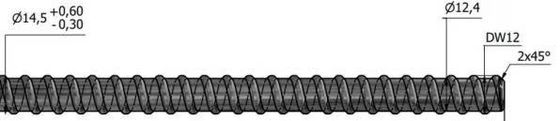12 / tirante della cassaforma del dado degli accessori della cassaforma della costruzione di 16/17/22mm