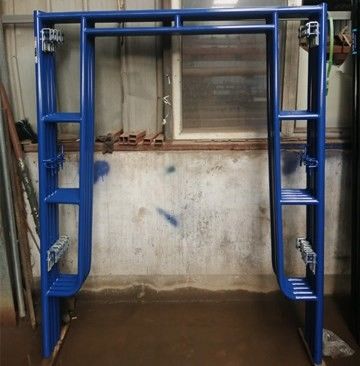 il muratore d'acciaio H Frame Scaffold Powder di spessore Q235 di 2.6mm ha ricoperto