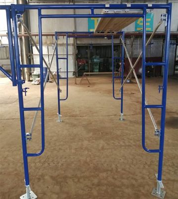il muratore d'acciaio H Frame Scaffold Powder di spessore Q235 di 2.6mm ha ricoperto