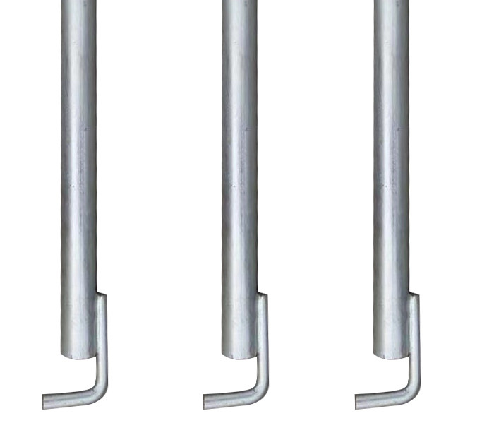 Scaffold temporaneo legami di parete tubo di ancoraggio con ganci per il sistema di scaffold Ringlock