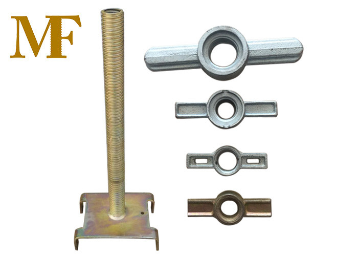 Scaffale regolabile base Jack a vite robusta e resistente alla corrosione
