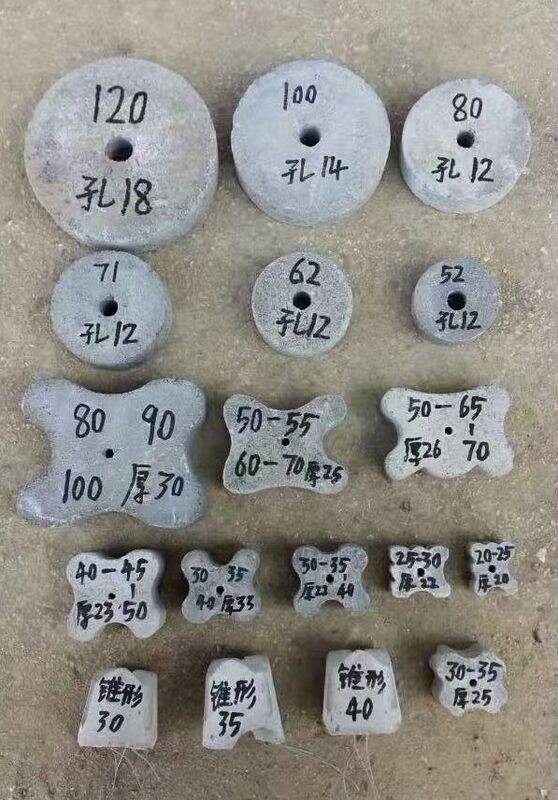 Distanziatori di cemento in cemento blocco di copertura in cemento per travi e colonne di costruzione