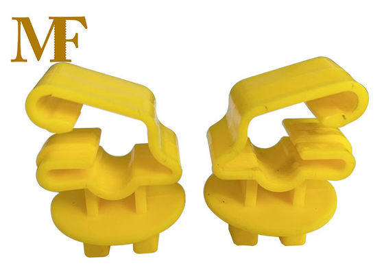 Cappotti in plastica di sicurezza in legno di ferro giallo per recinzioni post agricoli