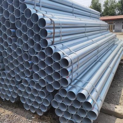 Tubo in acciaio zincato a caldo GI Tubo in ferro metallico per costruzioni