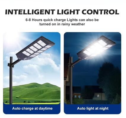 Lampione stradale solare all'aperto LED che illumina il controllo automatico della durata della vita lunga economizzatrice d'energia di alta efficienza