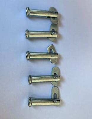 Pin-Hitch perforato per accessori per impalcature Diametro 12,5 mm Lunghezza 58 mm